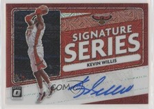 2020-21 Donruss Optic Signature Series Choice Red Prizm Kevin Willis Auto e6p