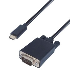 Image of connektgear 2m USB 3.1 Type C to VGA Connector Cable - Male to Male