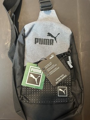 PUMA BACKPACK Unisex EVERCAT SIDEWALL SLING Black Gray NEW