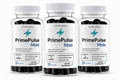 (3 Pack) Prime Pulse Advanced Male Gummy PrimePulse Vitamin Supplement 30Gummy