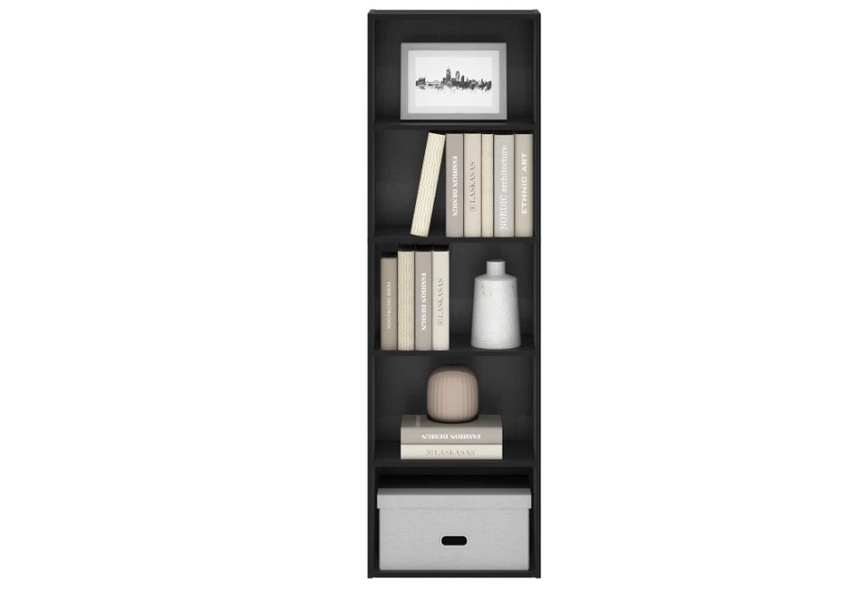 Gabinete de almacenamiento multimedia 16 estantes DVD CD unidad de rack de video oficina hogar gabinete de películas Foto 3 de 4