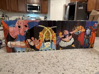 LARGE DRAGON BALL Z VHS TAPE LOT OF 21