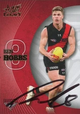 Signed 2023 Essendon Bombers AFL Select Legacy Card - Ben Hobbs