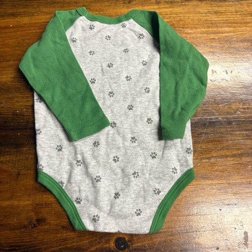 Body cane e trattore John Deere grigio e verde taglia 9-12 mesi - Foto 2 di 5