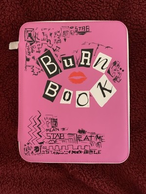 Spectrum Burn Book Mean Girls Make-up Pinselhalter Rosa Schreibtisch Aufbewahrung Organizer