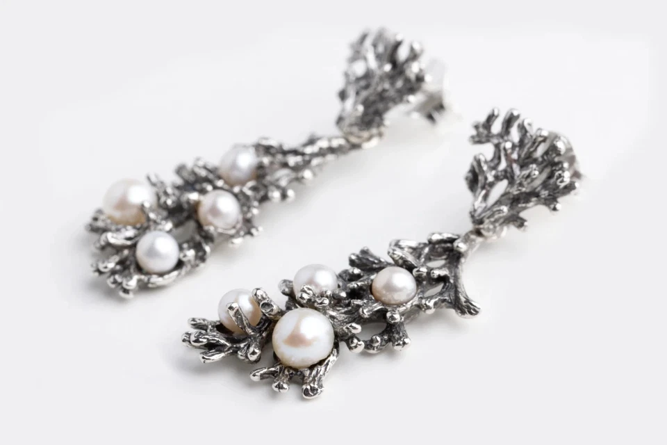 orecchini in argento placcato oro Isola Bella Gioielli - Immagine 2 di 3