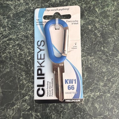 2-IN-1 BLUE CARABINER SCHLAGE SC1 KEYBLANK - READ DETAILS BELOW