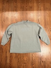 Essentials Fear of God Military Green Mock Neck Sweatshirt Mens Medium