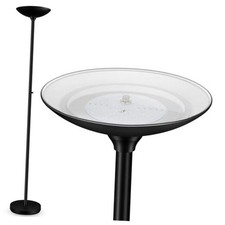 30W Torchiere Floor Lamp - 3600LM Super Bright LED Floor Lamp, 71 Inch Black
