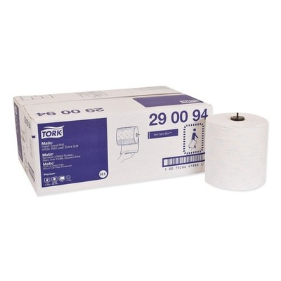 Tork 290094 7.7'' x 300' 2-Ply Extra Soft Hand Towel Roll - White (6/CT) New