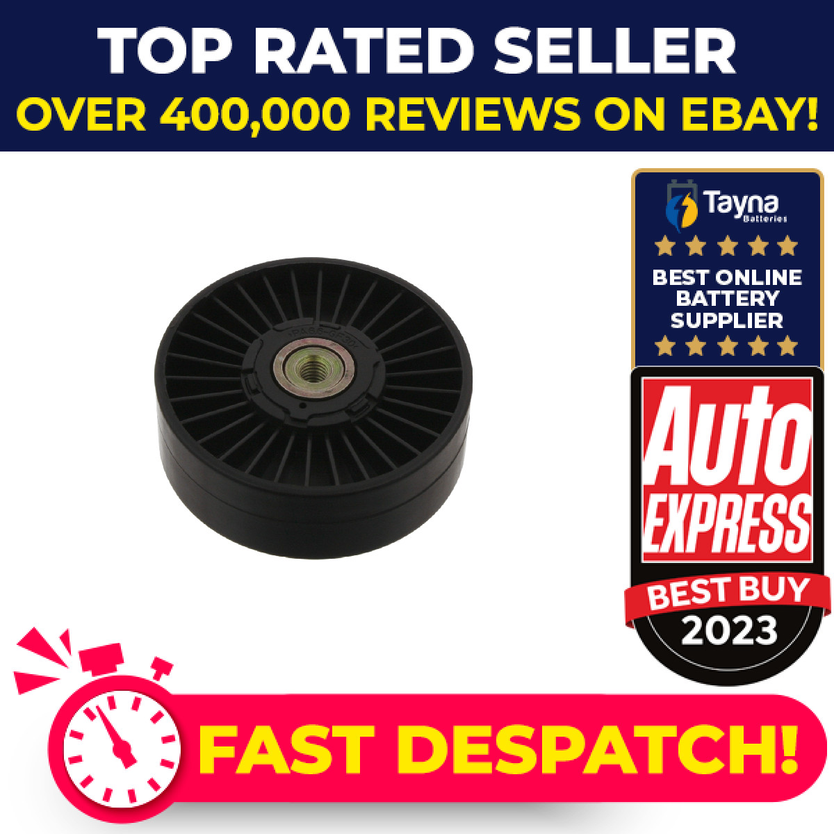 Aux Belt Tensioner fits VW CADDY Mk2 1.6 1.9D 95 to 04 AEY Drive V-Ribbed Febi
