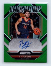 2023 Prizm Draft Picks Ty Jerome Legacy Signatures Green