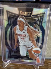 2025 WNBA Select Kiki Iriafen Concourse Level Silver Prizm RC #91 Mystics