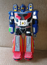 Large Colorful Robot Toy Figure Blue Red Blac...
