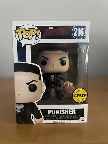 Funko Pop! Vinyl: Marvel Punisher #216 Chase Daredevil W/Soft Protector