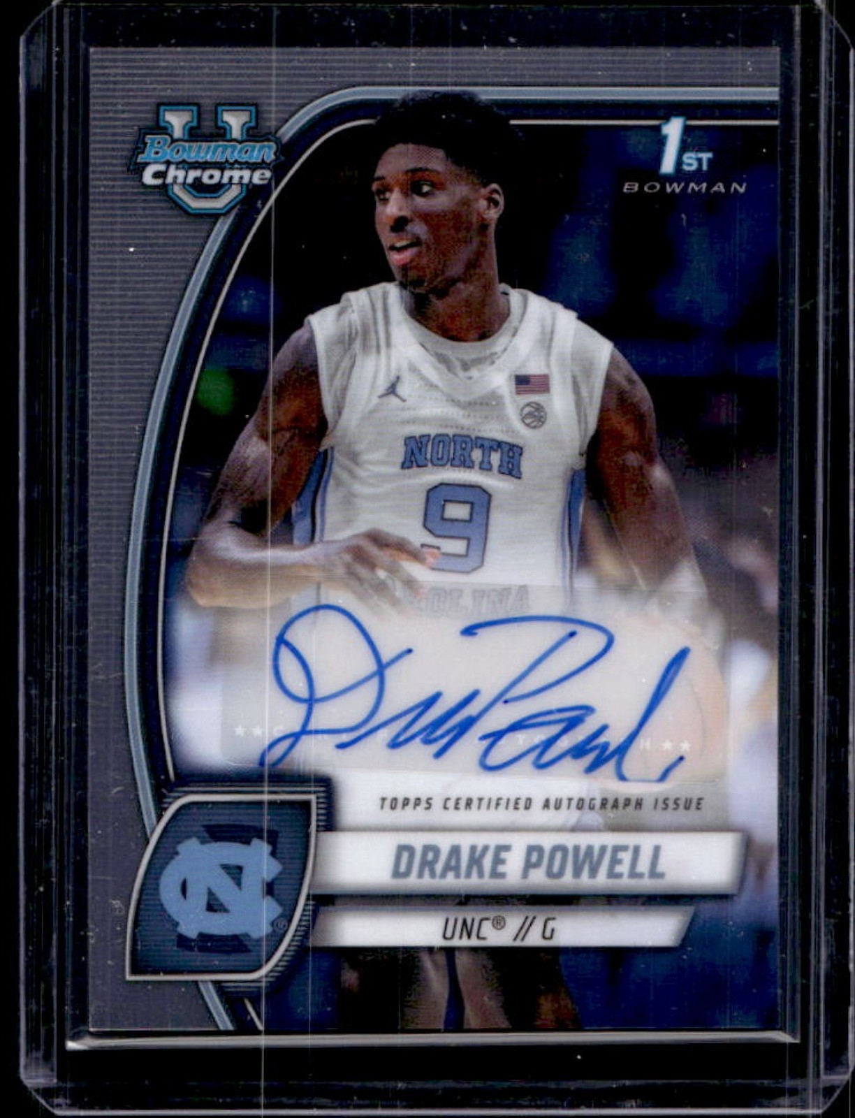 2024-25 Bowman University Chrome Drake Powell Prospect Auto #69