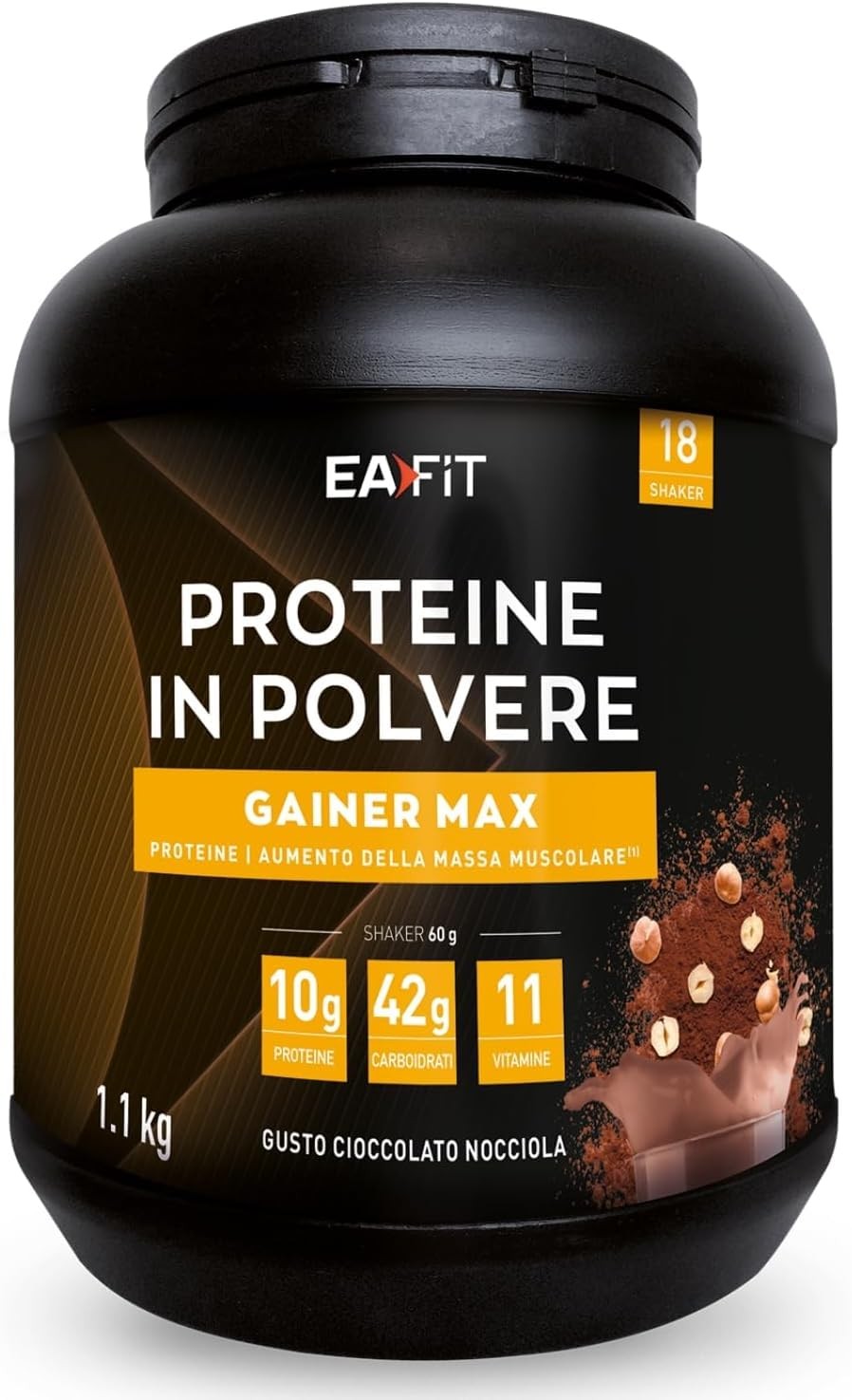 Proteine Gainer Max EAFIT 1,1 kg | Integratore Massa Muscolare