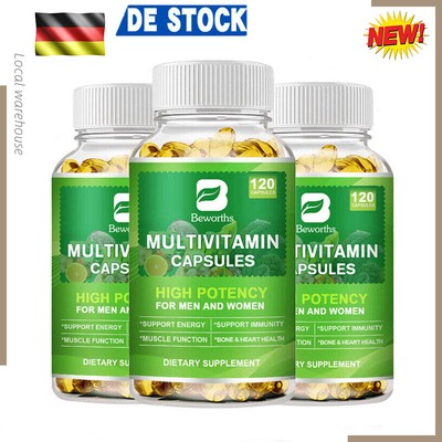 3X120 Multivitamin-Kapseln für Männer und Frauen - Vitamine und Mineralstoffe