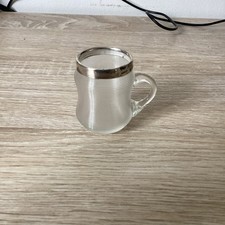 Antique Victorian Solid Silver & Glass Tankard Match Striker Birmingham 1900