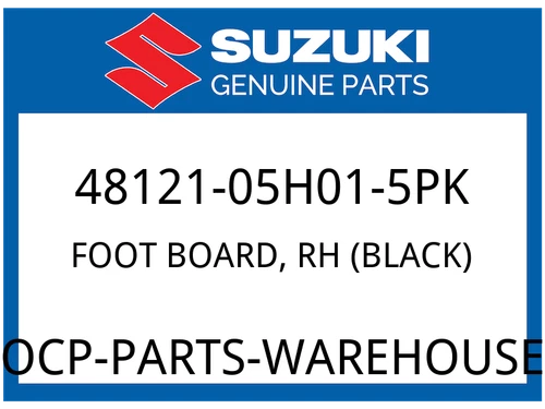 FOOT BOARD, RH (BLACK)