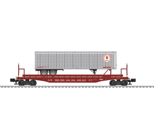 Tren Lionel escala O 6-84872 PRR 50' vagón plano con remolque 40' 469615 NUEVO N | Condition: New