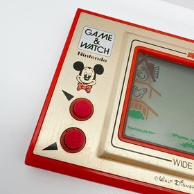 Nintendo Game and Watch Mickey Mouse Egg MC-25 1981 Handheld Wide Screen Retro