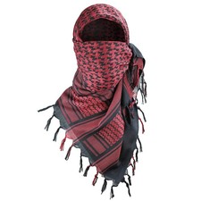 Tactical Shemagh Desert Scarf 100 Cotton Keffiyeh Wrap for Men Women 43x43