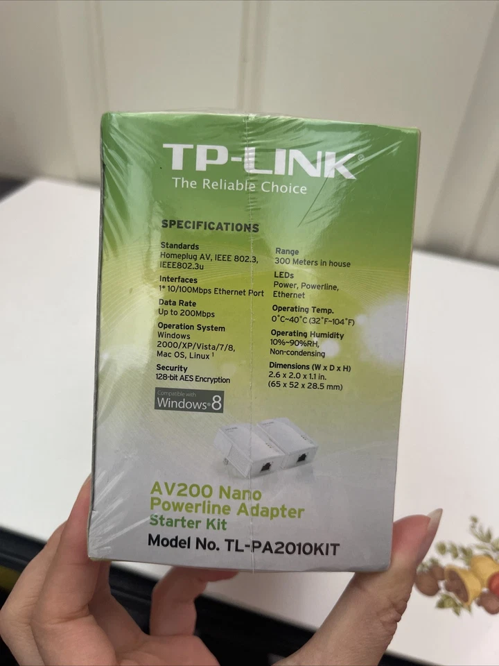 TP-Link AV1200 3-port Gigabit Starter Kit: Model TL-PA8030 KIT New Sealed - Image 2 of 4