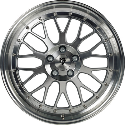 4x mbDESIGN Aluminiumrad gegossen LV1 7,5x18 Zoll LK 4x108 ET35.0 ML 67.1 Ausf.