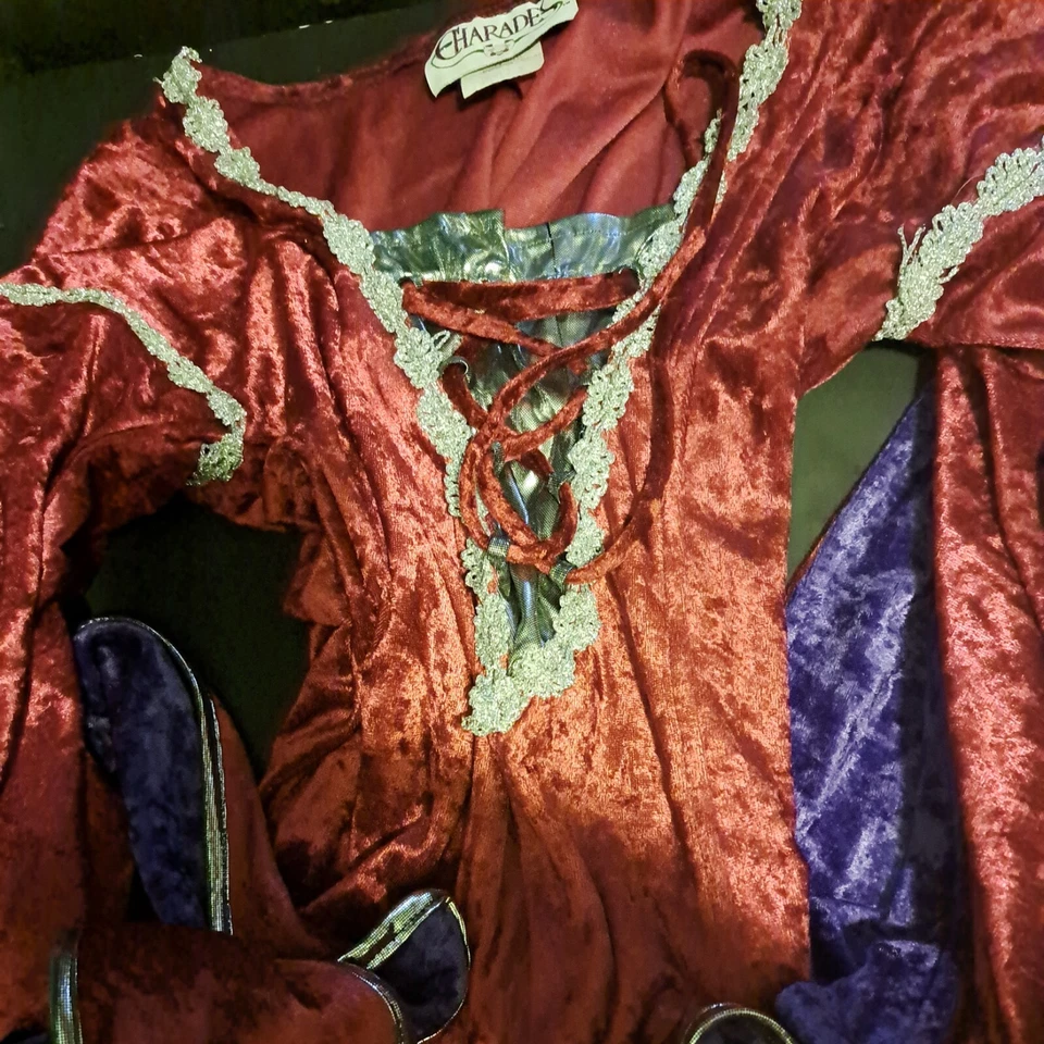 DISFRAZ HALLOWEEN HECHICERA DE CAMELLOTE TALLA ADULTO. Pequeño 7-9 Nuevo Foto 2 de 4