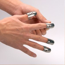 4 Pcs Metal Finger Guard Thumb Protector Cutting Multifunction