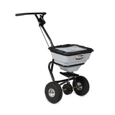 Titan Attachments 70 Lb Professional Fertilizer Push Broadcast Spreader Titan Attachments 70 Lb Professional Fertilizer Push Broadcast Spreader