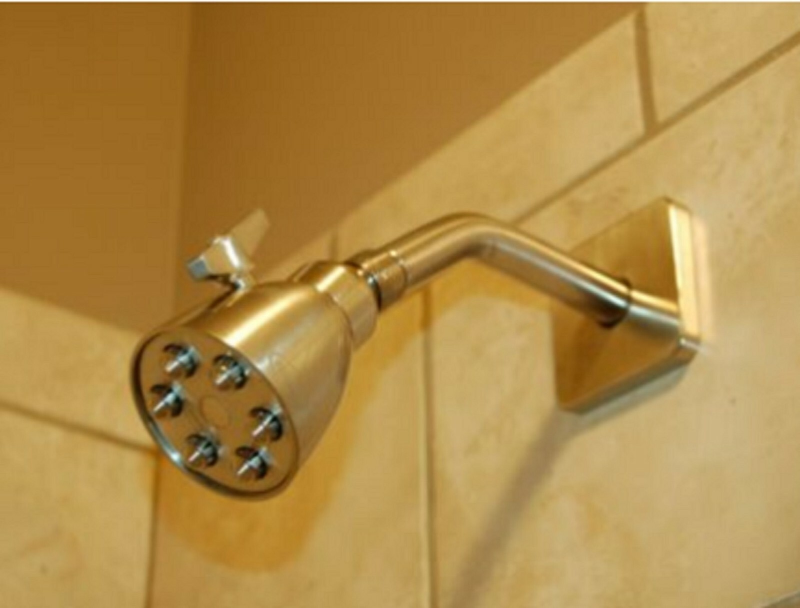 JACUZZI Brand  6-Jet Shower Head - Chrome - Luxury - Brass - Heavy Speakman Type