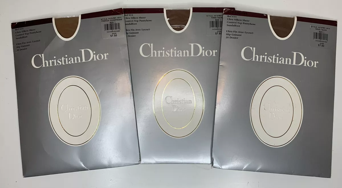 Christian Dior L'Allure Pantyhose LoT Size 1 Silken Control Top