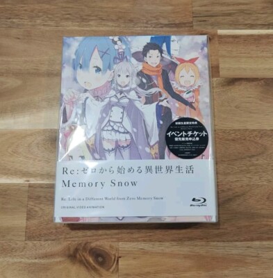 Re:Zero Starting Life In Another World Memory Snow Limited Edition Blu-ray Japan