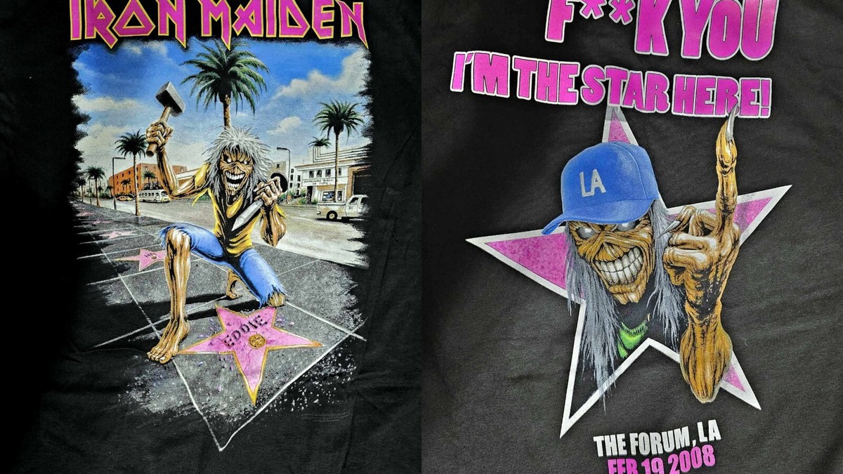 Iron Maiden L.A. Forum Feb. 19th, 2008 Tour Shirt. Never Worn. (L