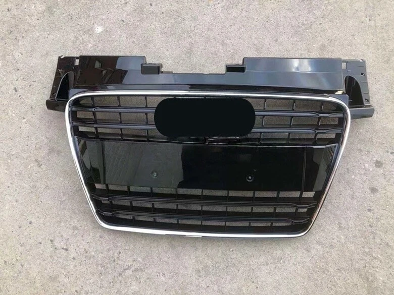 For AUDI TT 8J TTS 2008-2014 Front Grille Honeycomb Bumper Grill Chrome Black - Image 2 of 4
