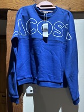 Image of Lacoste youth blue sweatshirt RRP £75.00 age 16 New with Tag