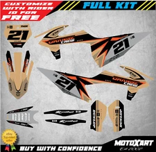 Custom decal kit TERRA style Stickers to fit KTM SXF 250 450 2019 2020 decals
