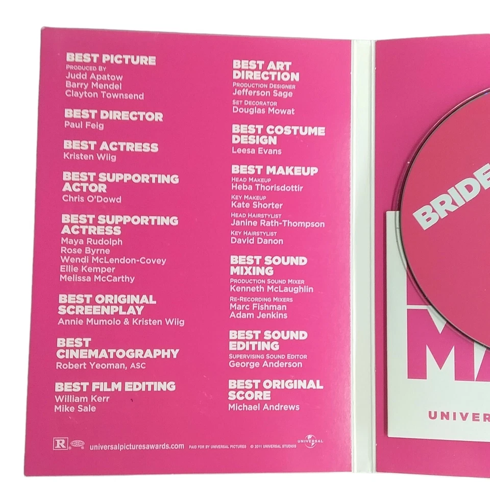 Bridesmaids DVD 2011 FYC For Your Consideration PROMO  - Image 2 of 4