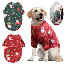 Pet Dog Hoodie Sweater Jumper Coat Warm Cartoon Clothes Puppy Apparel Christmas  