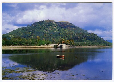 Heil Caledonia Postkarte Dun na Cuaiche Hill Loch Fyne Reflexion Inveraray Unpos
