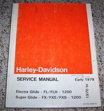 1970-1971 Harley Davidson Electra Super Glide Shovelhead Service Repair Manual