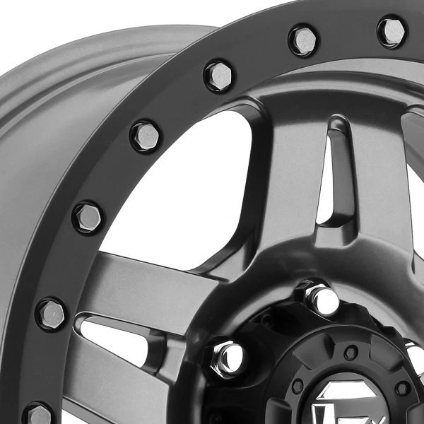 20 FUEL ANZA GUNMETAL ANTHRACITE WHEELS RIMS 8 2500 3500 RAM F-250 F-350 8 Foto 3 de 4