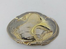 Vintage Charmant, Beverley Hills. Belt Buckle Birds