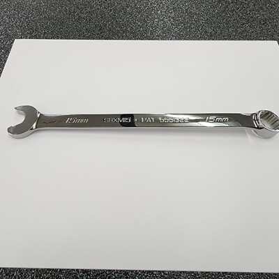 Snap-on Tools USA 1998 15mm Metric Flank Drive 12PT Combo SPEED