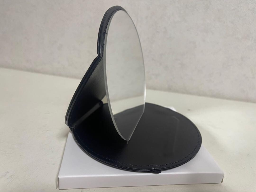 Chanel Beaute Folding stand mirror Black White Novelty Limited w