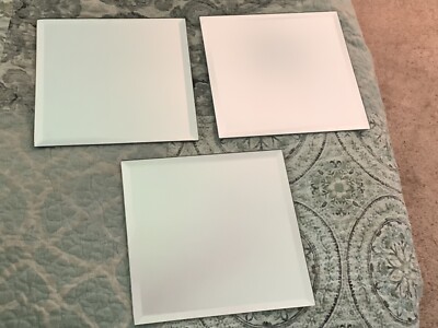 Blythe Homescents 1/8  Beveled Glass Mirror, 8 x8  for Vanity/Tabletop~Footed