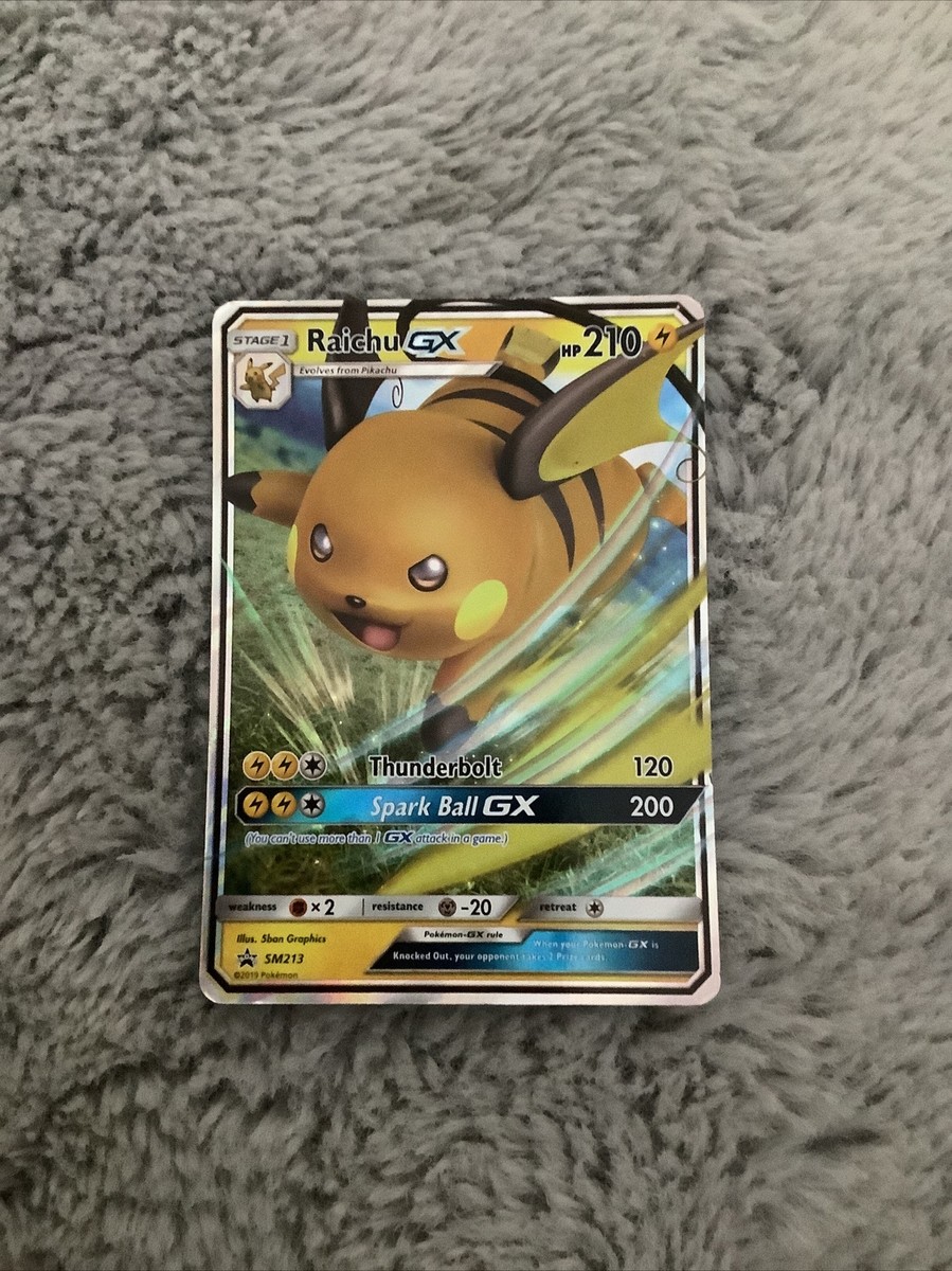 pokemon cards raichu gx Pokemon | Hidden Fates | Raichu GX Tin