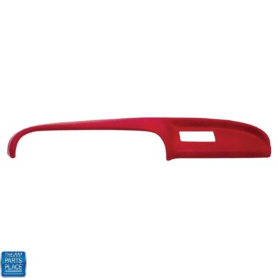 1963-64 Impala OEM Vinyl Covered Seville Grain Dash Pad - Red